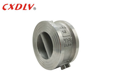 PN16 Tấm kiểm tra hai cánh Bướm Xoay wafer Kim loại Ghế bền cho cống
