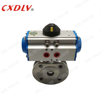 Bộ truyền động khí nén giảm tốc Van bi Wafer DN200