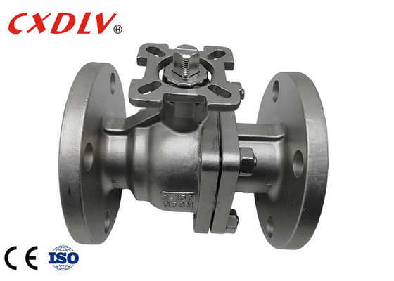 CF3M ANSI150 Ventil bóng thép không gỉ 2 miếng cổng đầy đủ với ISO5211 TOP