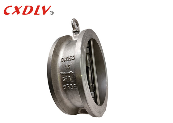 ANSI Casting Van kiểm tra wafer tấm kép DN40 - DN50  Seal